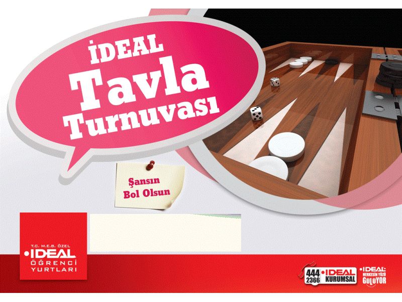 Ankara Tavla & Santranç Turnuvası…