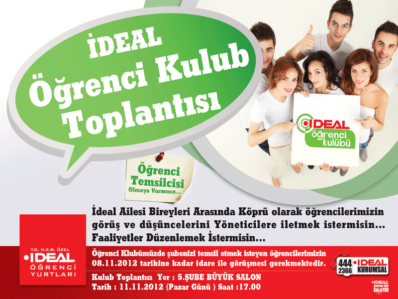 İdeal Öğrenci Kulübü Toplantısı...