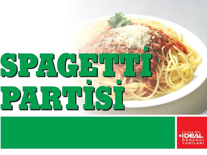 2.Dönem Spagetti Partisi
