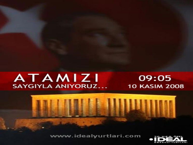 Atamızı Saygıyla Anıyoruz