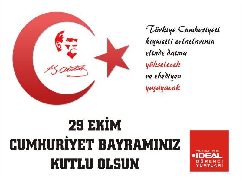 Cumhuriyetimiz 89 Yaşında