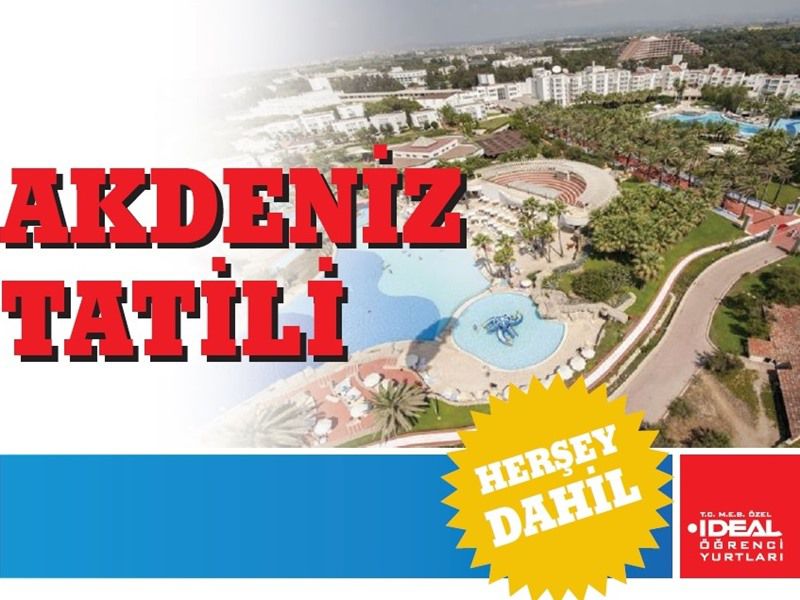 2. Dönem Akdeniz Tatili