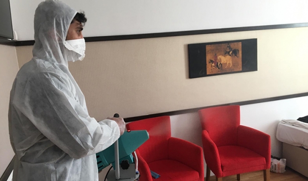 İdeal’de Bakterilere Karşı Dezenfeksiyon