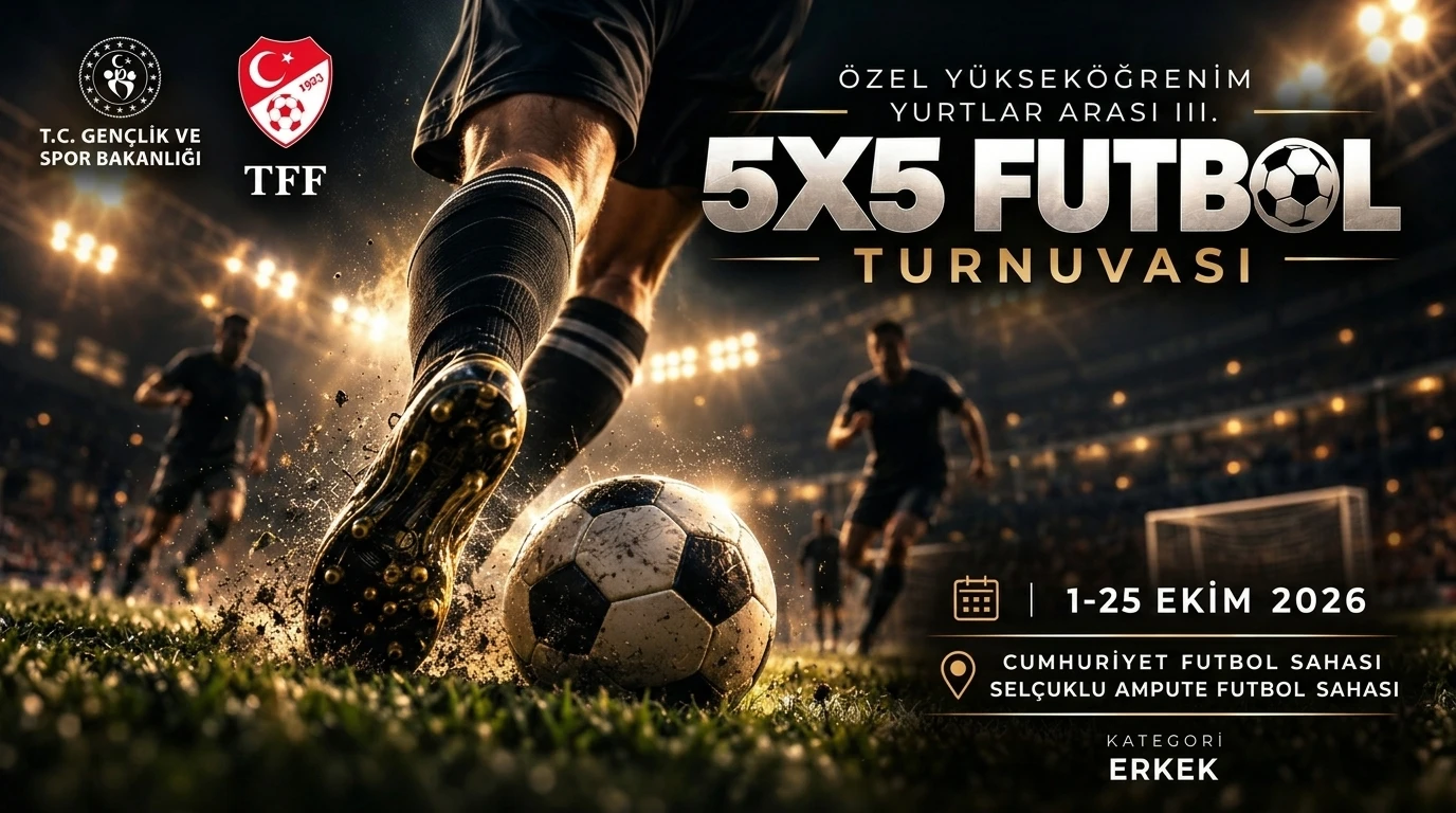 ⚽ 5x5 FUTBOL TURNUVASI BAŞLIYOR!