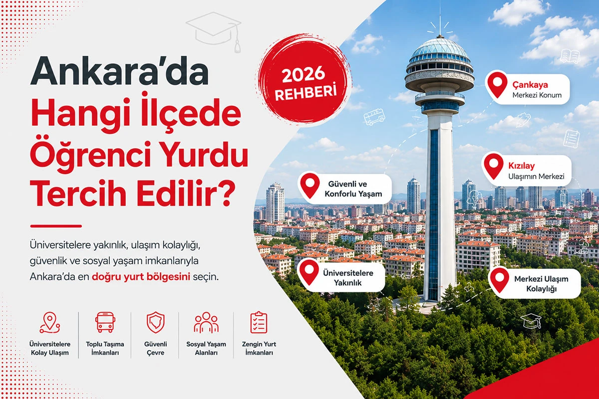 Ankara’da Hangi İlçede Öğrenci Yurdu Tercih Edilir?