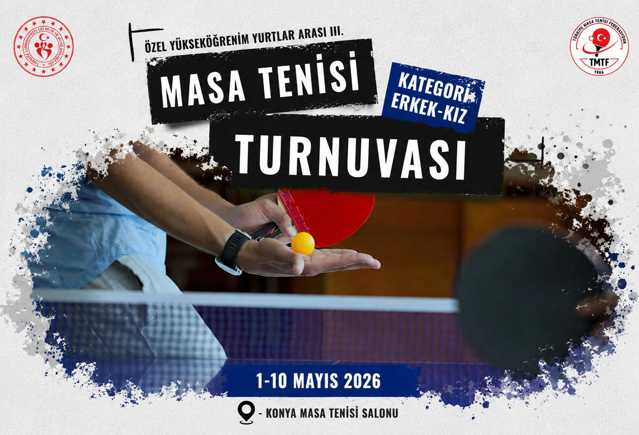 🏓 MASA TENİSİ HEYECANI BAŞLIYOR!