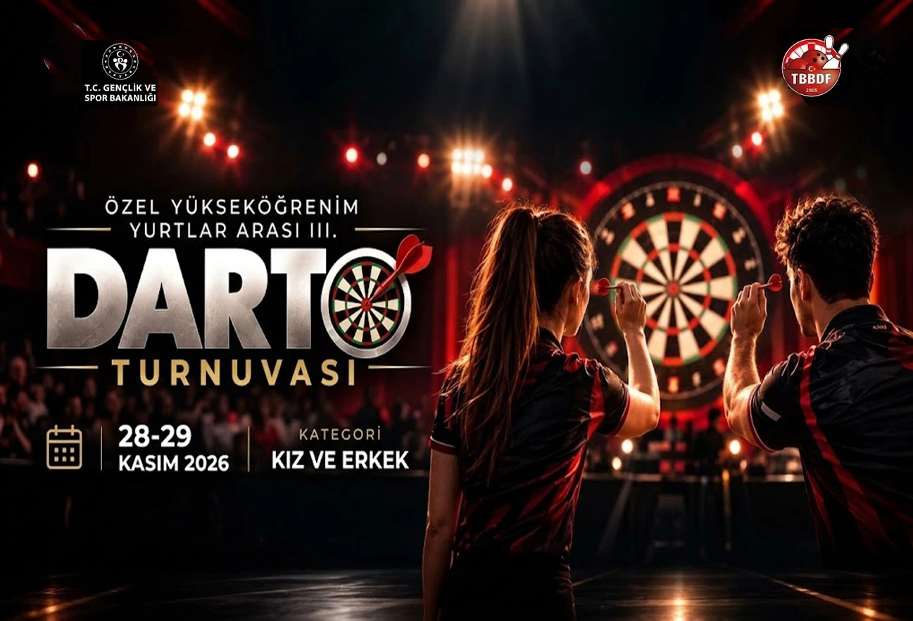 Özel Yükseköğrenim Yurtları Arası Dart Turnuvası düzenleniyor!