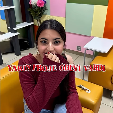 Rahat rahat otururken akla helen o proje ödevi 😱#idealyurtları #üniversite #öğrenci #yurt