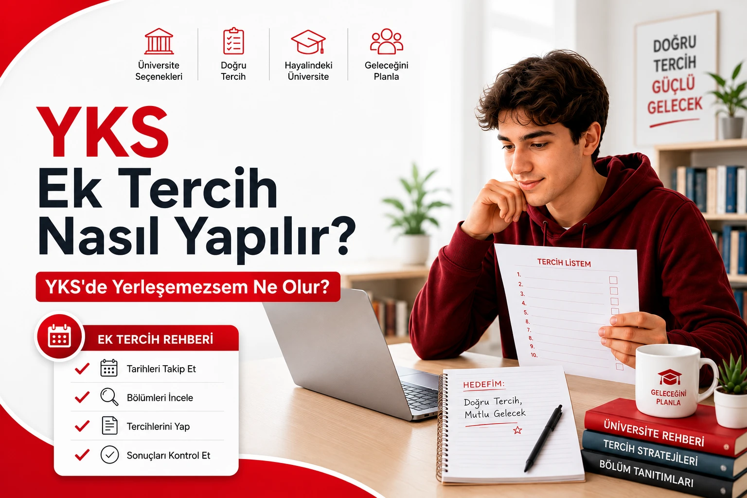 YKS Ek Tercih Nasıl Yapılır? YKS’de Yerleşemezsem Ne Olur?
