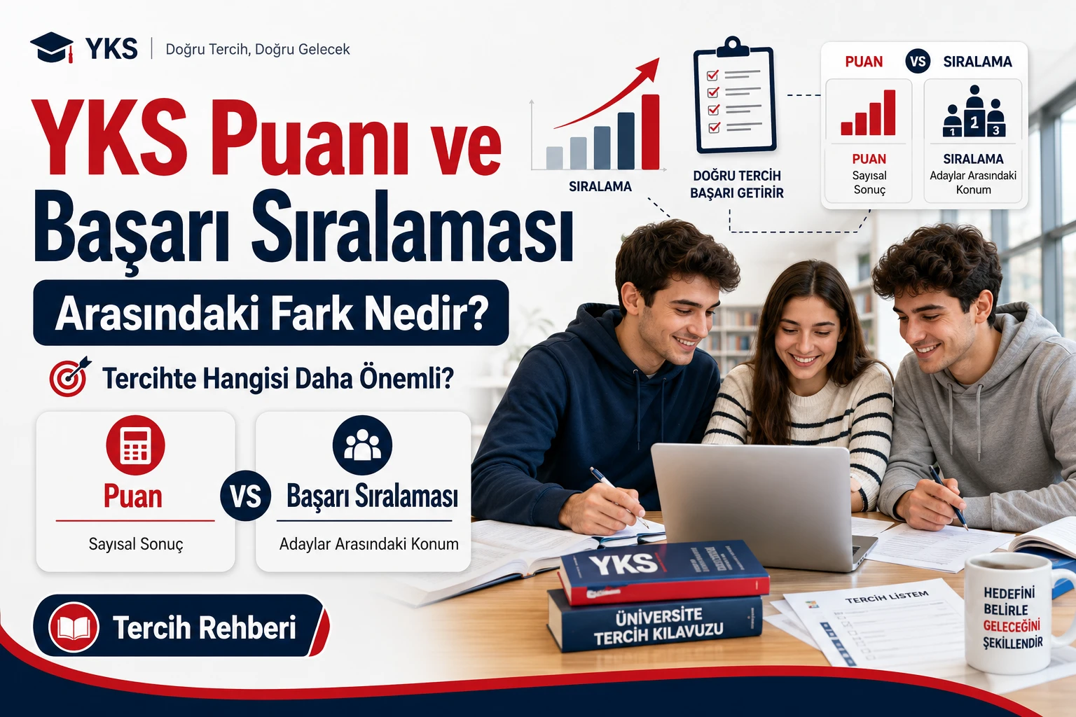 YKS Puanı ile Başarı Sıralaması Arasındaki Fark Nedir? Tercihte Hangisi Önemli?