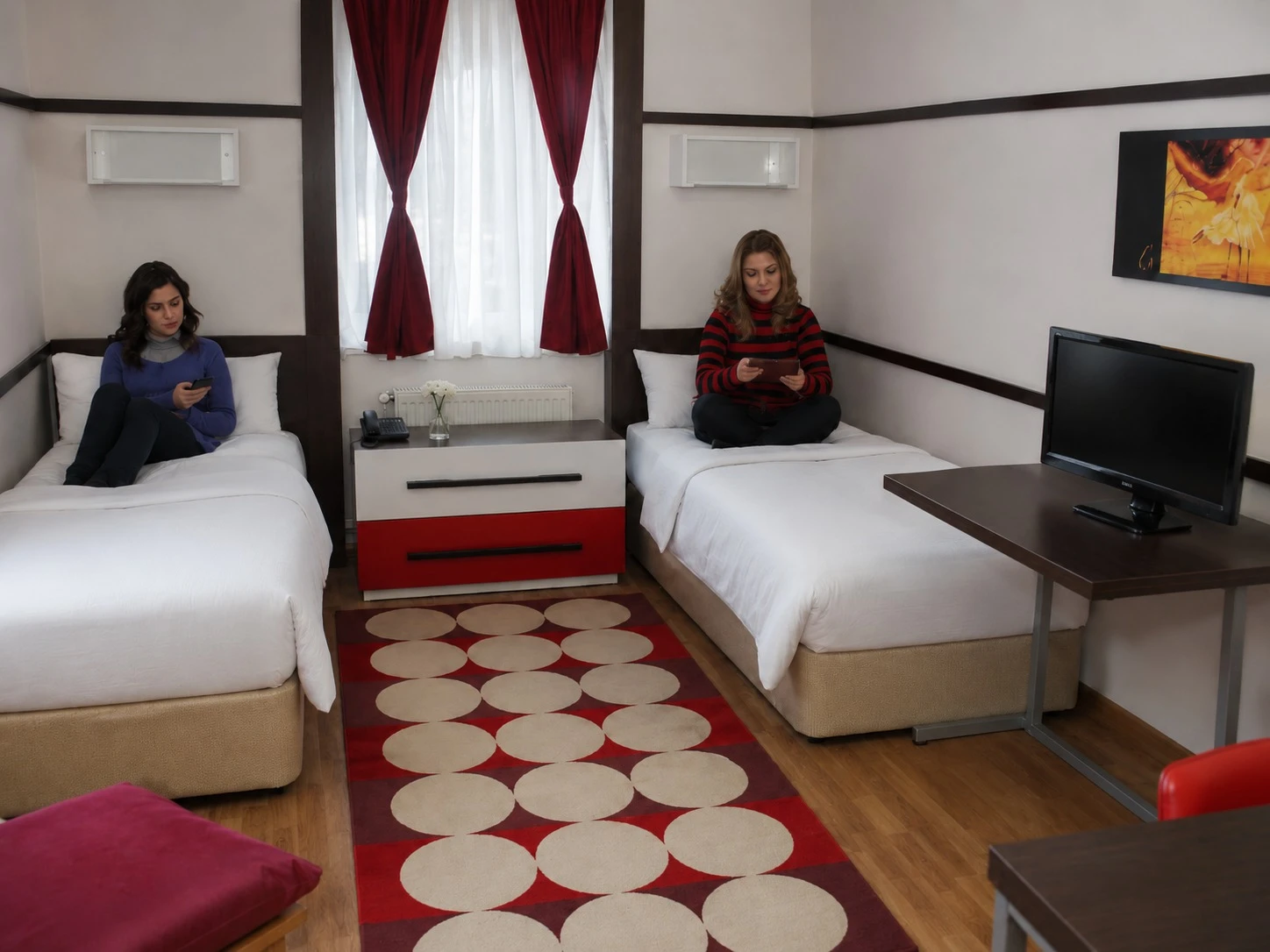 Konya Kız Öğrenci Yurdu 16. Şube 2 Kişilik Oda